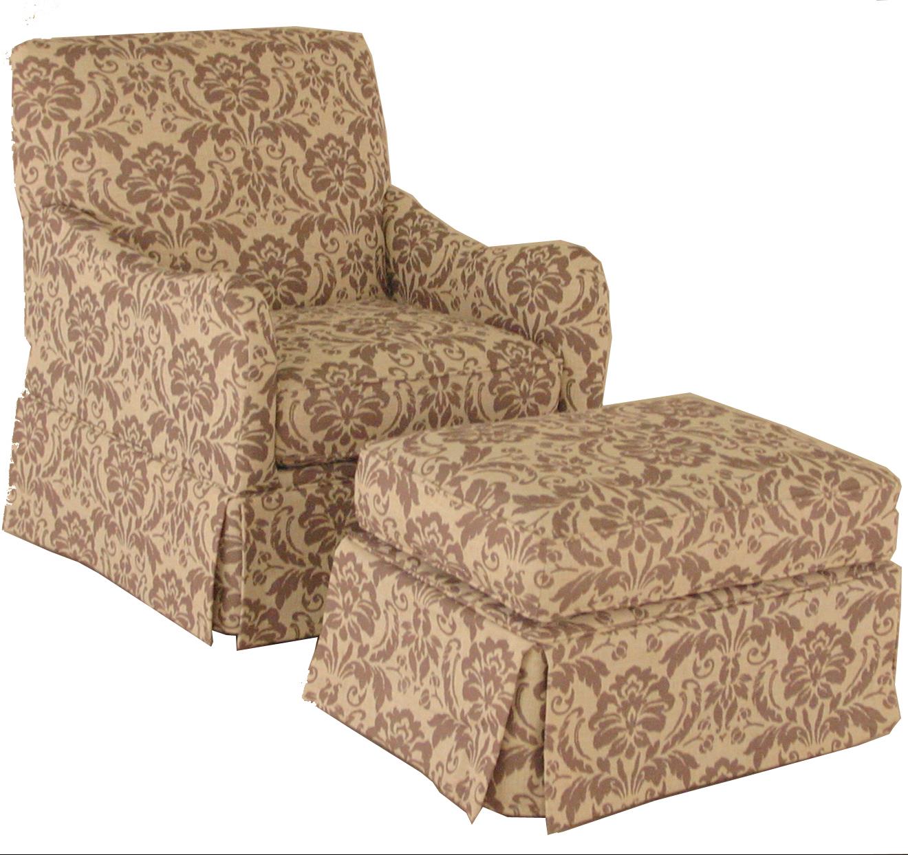 Chairs America Accent Chairs and Ottomans Traditional Glider Chair and